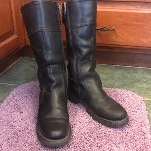 Harley Davidson lace up biker boots